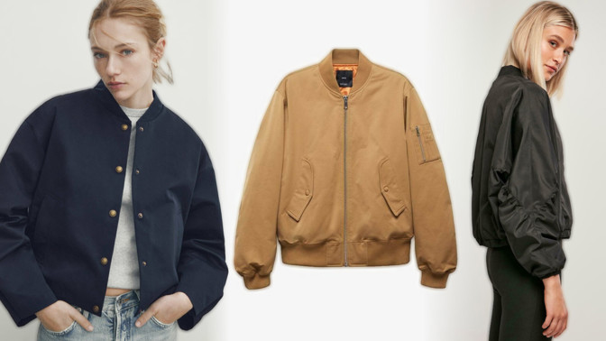 Nejuniverzálnější módní kousek na podzim: Bunda typu bomber. Pastelové, kožené, i o číslo větší pro dokonalé vrstvení