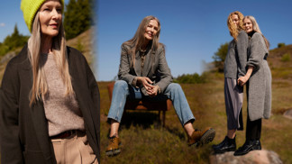 Aktuální trendy sluší i ženám 50+: Do šatníku zařaďte úpletové sety, výrazné doplňky i nesmrtelný denim v podobě midi sukně