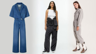 Omladí i padesátnice: Trendy džínový overal. S korzetovým vrškem, efektně nedopnutými knoflíky i spadlými rukávy