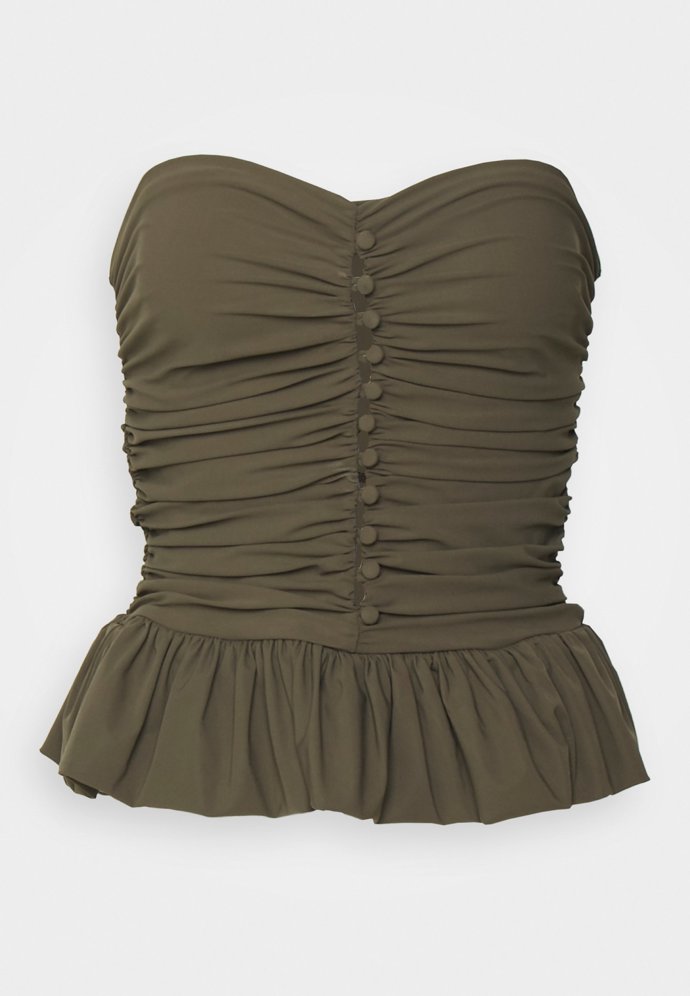 Šifonový peplum top s knoflíčky, Goldsign, 8 390 Kč.