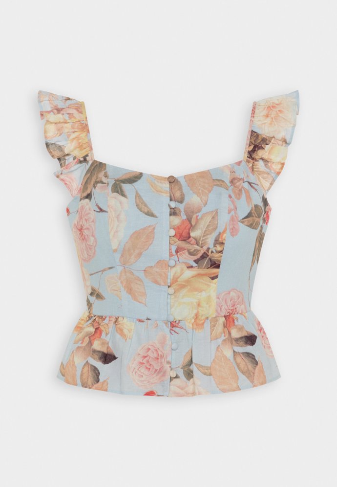 Korzetový živůtek s peplum prvkem, Guess, 2 199 Kč.