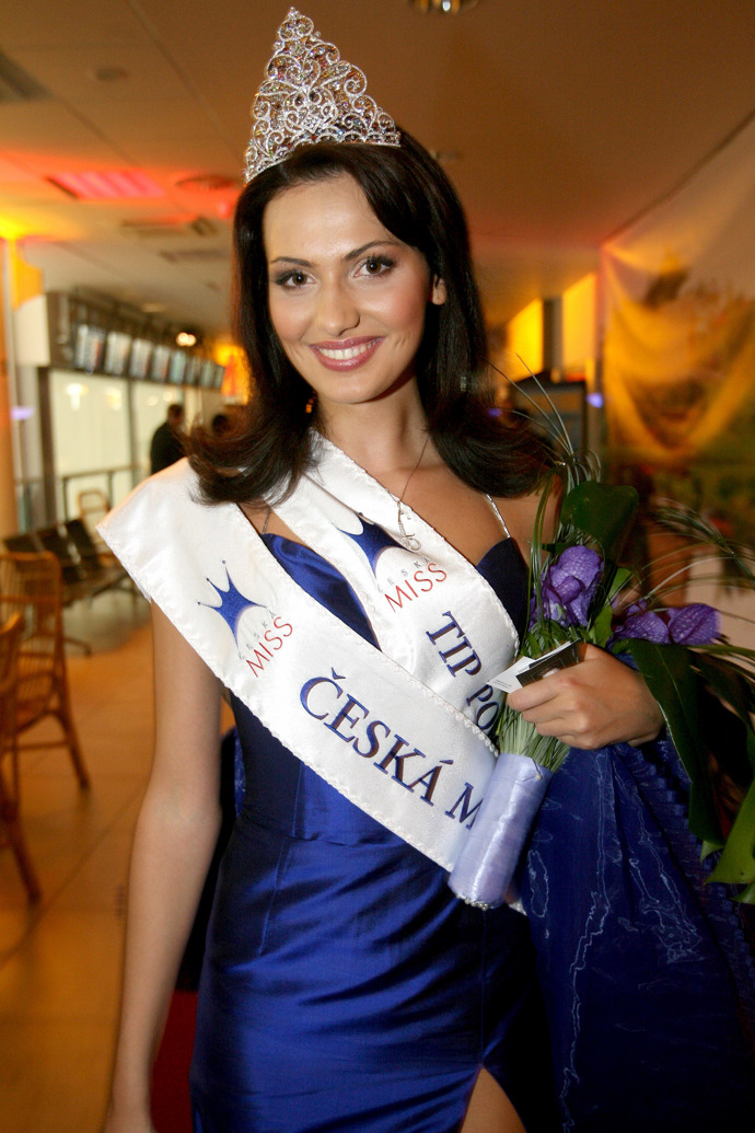 Eliška Bučková v roce 2008, kdy se stala Českou Miss.