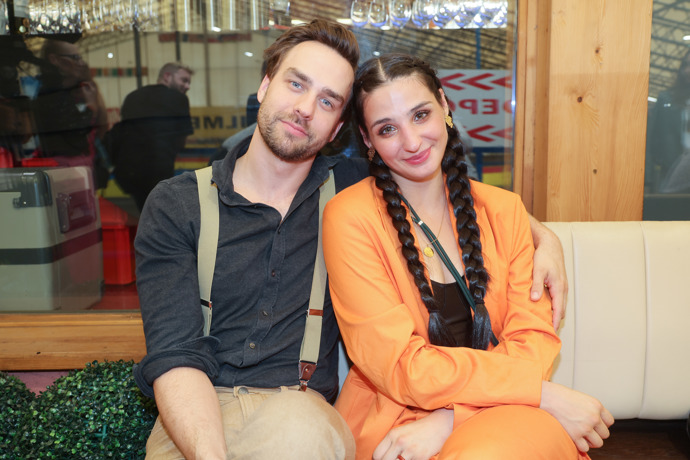 Kateřina Marie Fialová trávila na večírku čas po boku Ondřeje Rychlého.