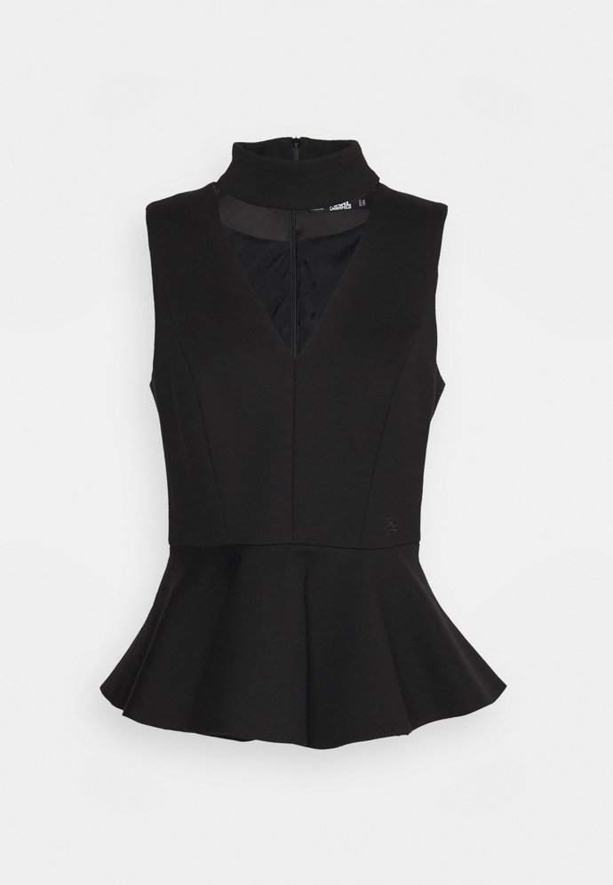 Top s volánem a stojáčkem, Karl Lagerfeld, 6 690 Kč.