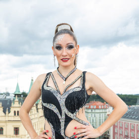 Muzikálová zpěvačka Andrea Gabrišová. 