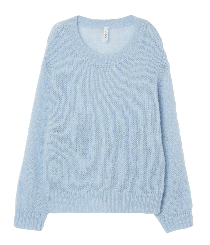 Pulovr v pastelovém odstínu, Lindex, 1 299 Kč.