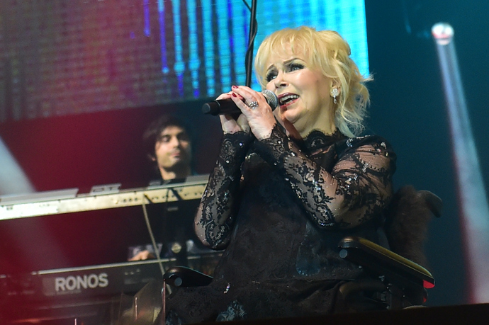 Marika Gombitová na koncertu v Praze v roce 2017.