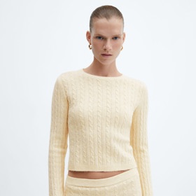 Úpletový top a sukně, Mango, (799 Kč a 899 Kč).