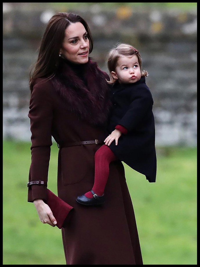 Psaníčko Mulberry jí pak dělalo společnost v prosinci 2016.