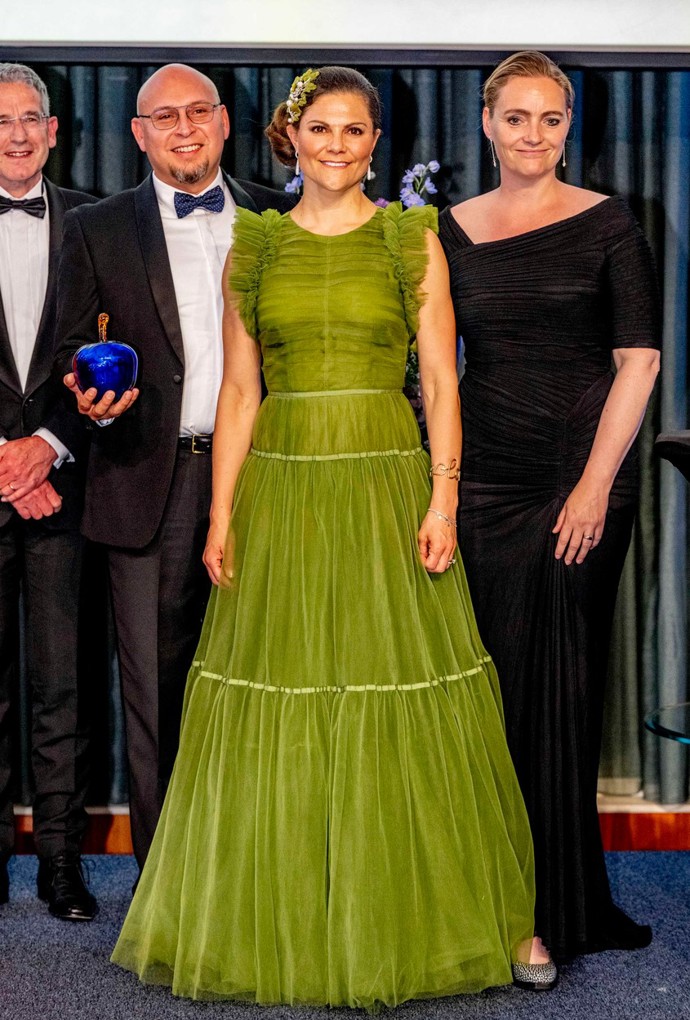 Princezna Victoria vynesla stejné šaty loni v červnu v Amsterdamu.