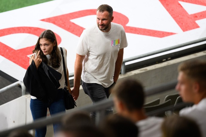 Jana Kolářová s manželem, fotbalovým brankářem Ondřejem Kolářem.