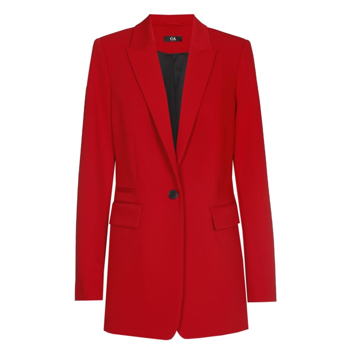 Výběr nabízí i modely ve výrazných barvách. (C&A, 1 598 Kč)