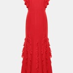 Červené maxišaty Donatella. Phase Eight, 299 liber (cca 8 500 Kč)