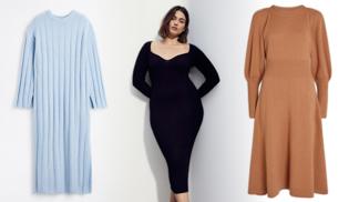 Hit podzimu: Pletené a mikinové šaty. Volnější skryjí nedostatky, vypasové vytvarují postavu