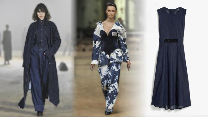 V denimu od hlavy až k patě aneb Na podzim v overalu, midi sukni i džínových bokovkách