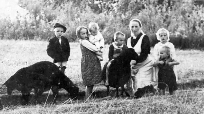 Wiktoria Ulma a její děti.