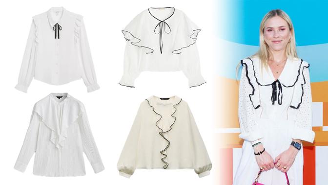 Trendy blůza podle Mariany Prachařové: Na podzim se nosí se zvonovými kalhotami i jako oživení strohého kostýmu