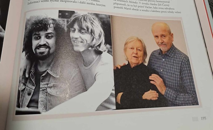 Václav Neckář se svým bratrem, muzikantem Janem.