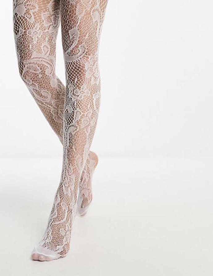 Krajkové punčocháče, ASOS, 499 Kč