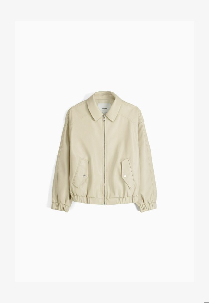 Koženkový bluzon, Bershka,  799 Kč