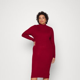 Úpletové šaty si ženy plnějších tvarů rozhodně nemusí odpírat. (Even & Odd)