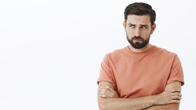 smutný  zaskočený