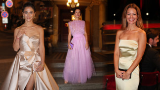 Módní policie z Cen Thálie: Eva Burešová a Hana Holišová vsadily na opulentní satén, všechny ale trumfla Radka Pavlovčinová