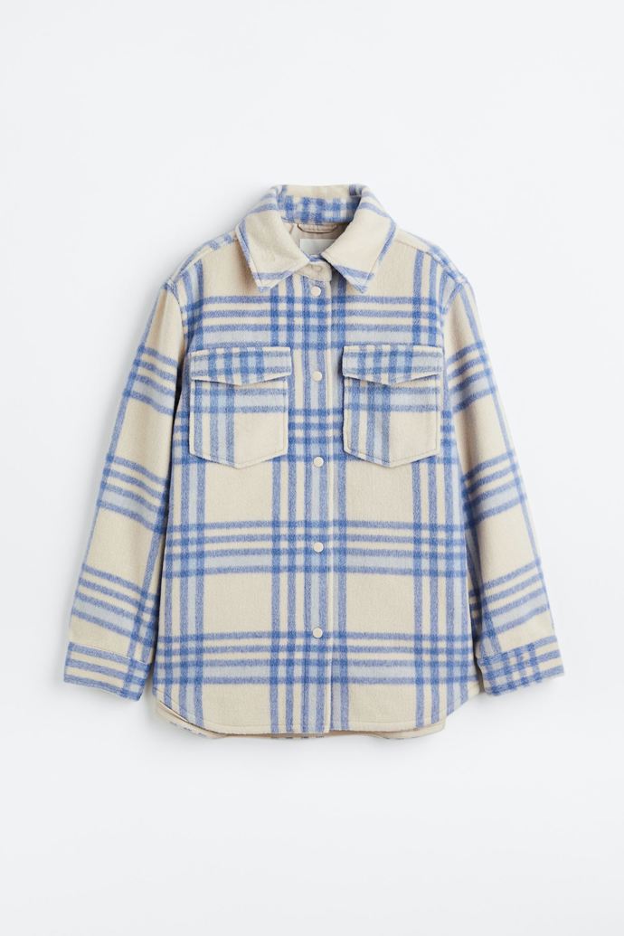 Košilová bunda, H&M, 1 199 Kč