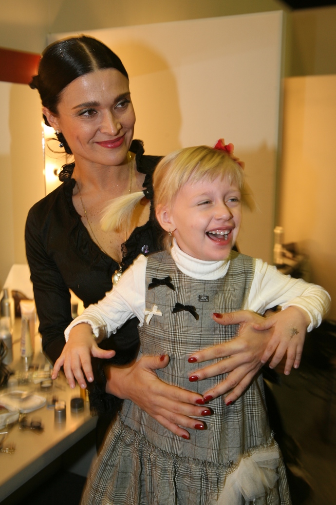 Dcera Mahuleny Bočanové, Márinka, v roce 2006.