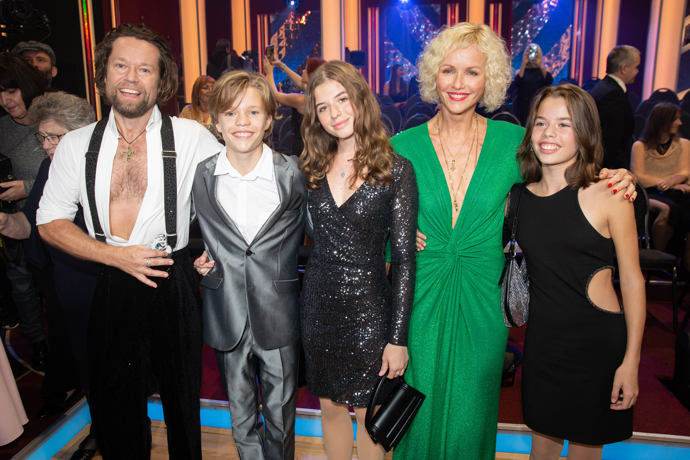 Richarda Krajča přišla na StarDance podpořit celá rodina.