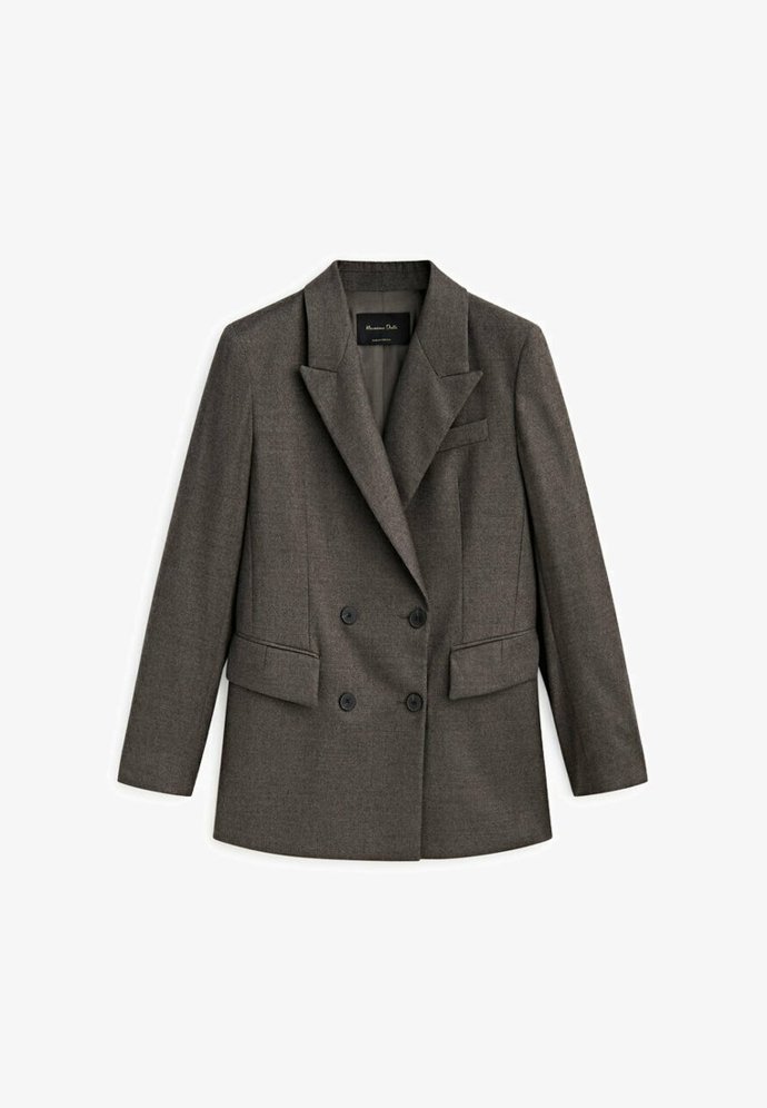 Dvouřadé sako Massimo Dutti, 4 595 Kč.