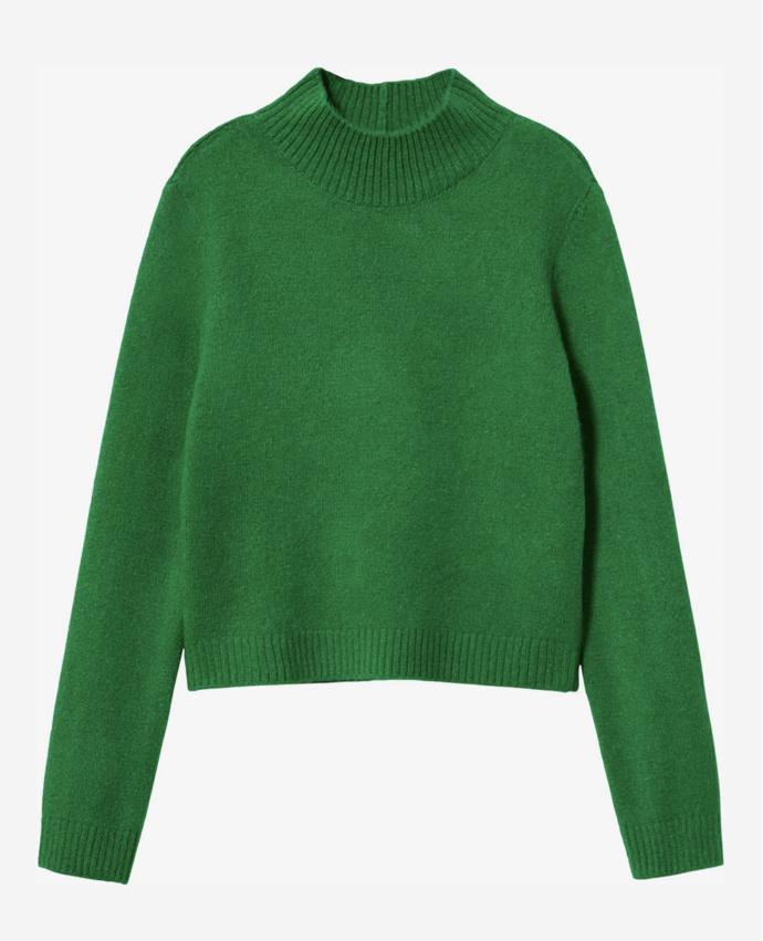 Zelený svetr, Mango, 699 Kč