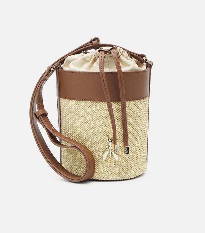 Poudzrová kabelka s kůží, Patrizia Pepe, 4 900 Kč