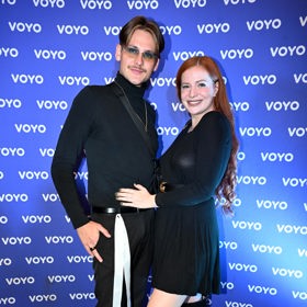 Kateřina Bláhová zapózovala s kamarádem.