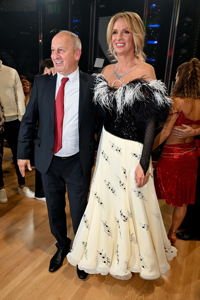 Jan Kraus byl z výkonu Ivany natolik nadšený, že se nebránil pózovat fotografům.