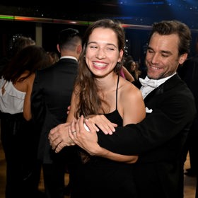 Hradílek s manželkou Lucii Rohanovou, která ho od začátku podporuje.