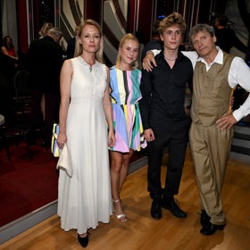 David Prachař s rodinou.