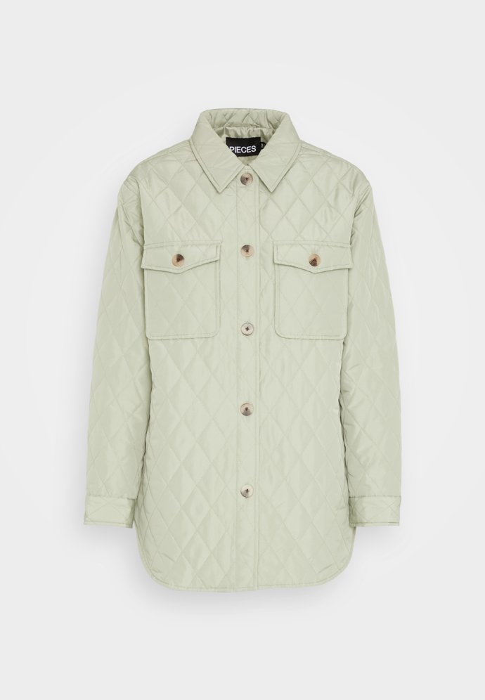 Prošívaná košilová bunda, Pieces, 1 290 Kč