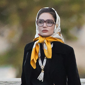 Angelina Jolie v Paříži. 