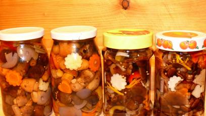 FOTO: S nakládanými houbami si můžete vyhrát.