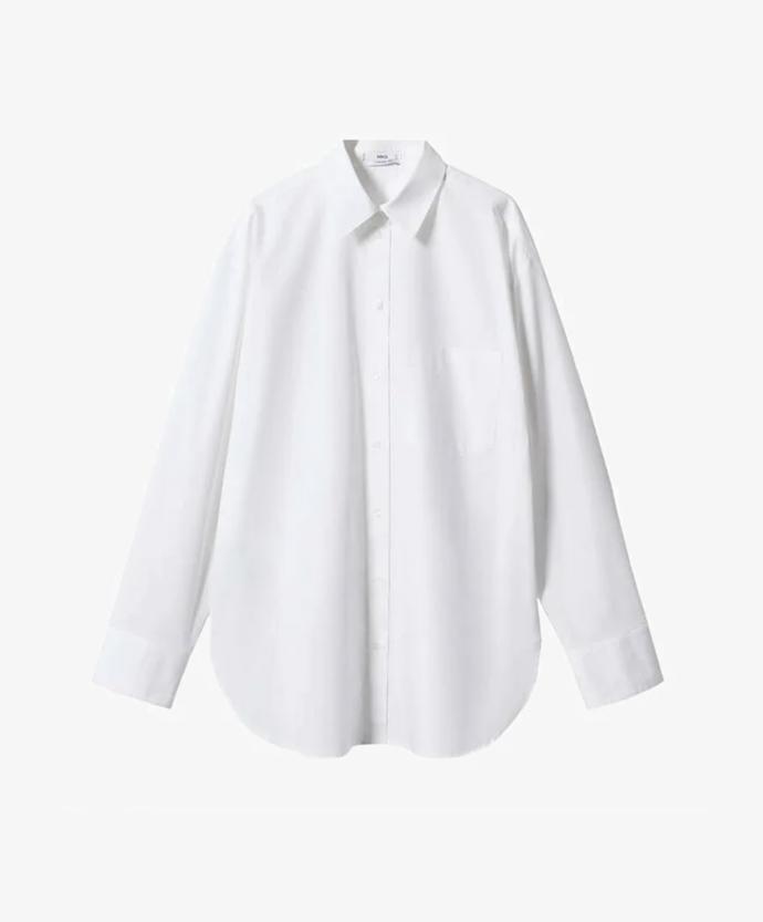 K dokonalému napodobení Kateina outfitu už vám schází jen klasická bílá košile. Mango, 899 Kč