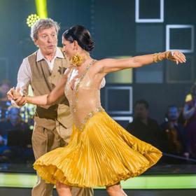 David je nejstarším soutěžícím v taneční show.