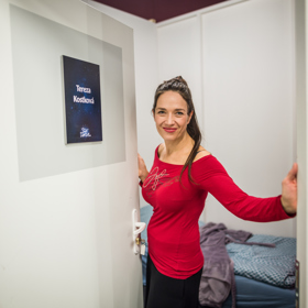 Tereza Kostková v zákulisí StarDance. 