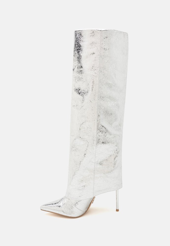 Metalické kozačky, Steve Madden, 6 650 Kč