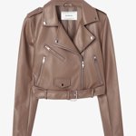 Koženková bunda, Stradivarius, 799 Kč