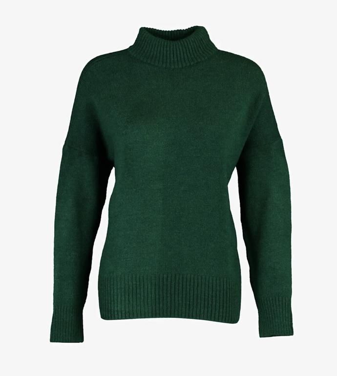 Lahvově zelený svetr, Trendyol, 1 099 Kč