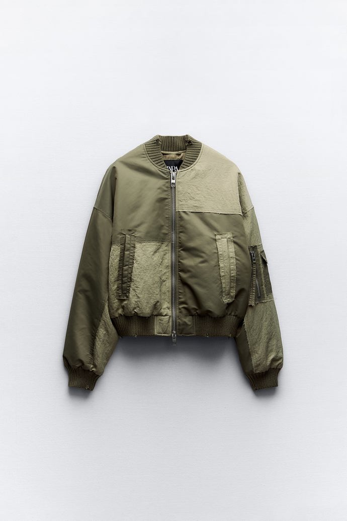Oversize bomber s nepromokavou úpravou, Zara, 1 799 Kč
