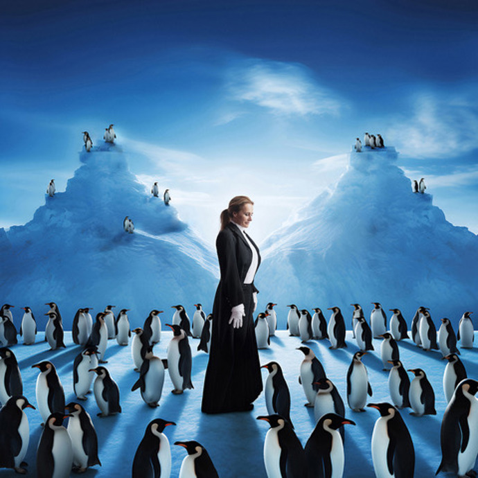 Měsíc leden patří v kalendáři Proměny Fantazie moderátorce Lucii Výborné a partě tučňáků.