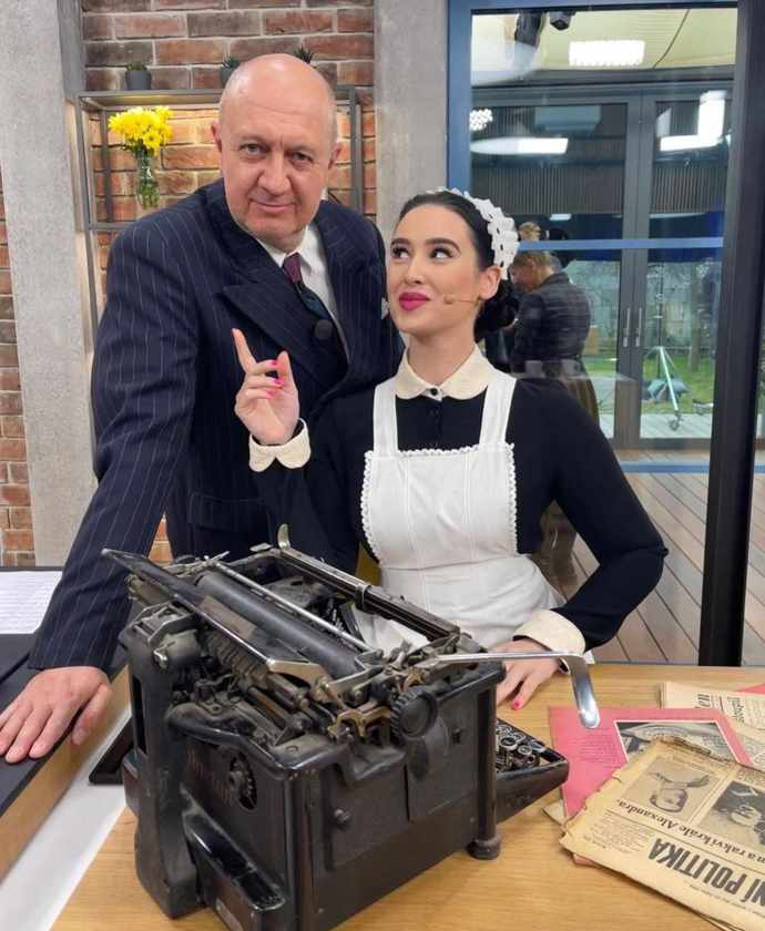 Besky s moderátorem Snídaně Pavlem Svobodou.