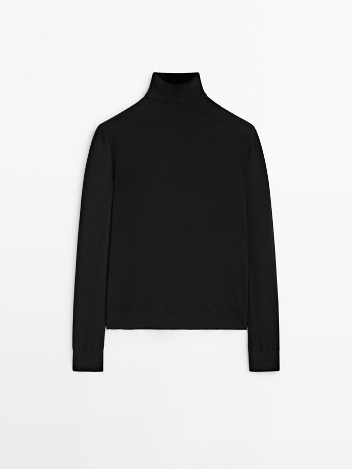 Svetr s rolákem s dlouhým rukávem, Massimo Dutti, 1 295 Kč